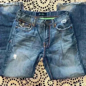 Five Four super distressed relaxed fit jeans